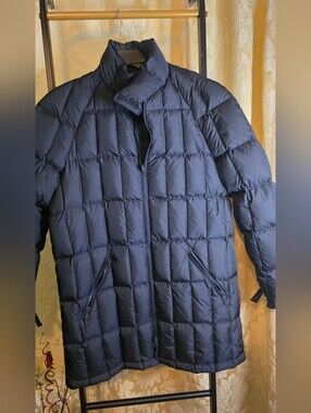 Alberto Aspesi Men Reversible Puffer Coat Navy Blue